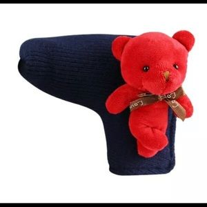 Cute Teddy Bear Blade Golf Putter Cover